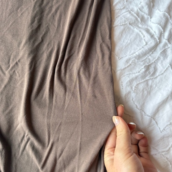 Zenana Sleeveless Brown Tank Top with V Neck - Picture 8 of 8